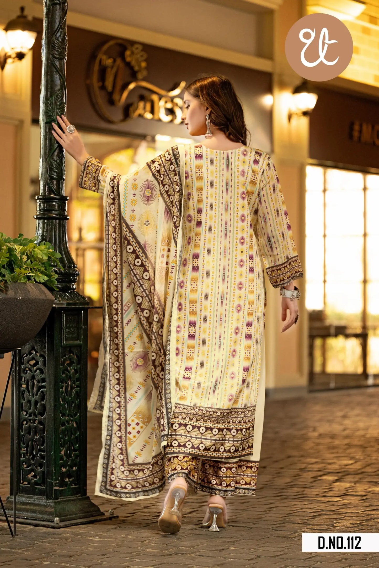 Threadthrill Chinon Digital Printed Readymade Dress Collection 2025