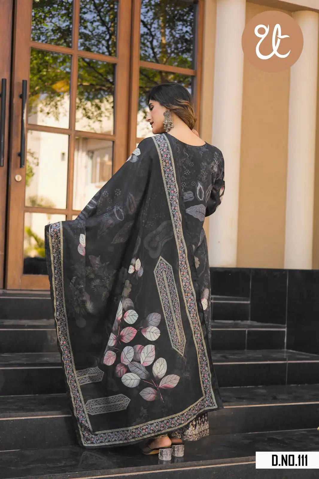 Threadthrill Chinon Digital Printed Readymade Dress Trending Collection