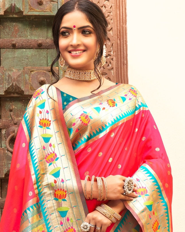 Astita Mariya Paithani Silk With Zari Weaving 1002  Festival Wear Saree Collection