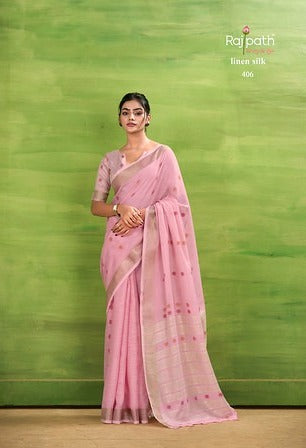 Rajpath Sunrise Silk Zari Border 406 Uniform Wear Saree Collection