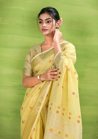 Rajpath Sunrise Silk Zari Border 408 Casual Wear Saree Collection 2025