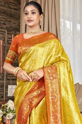 Bunawat Sahi Silk 4  Weaving Work 1003 Party wear Saree 2025