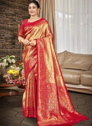 Bunawat Sahi Silk 4  Weaving Work 1004 Festiva wear Saree 2025