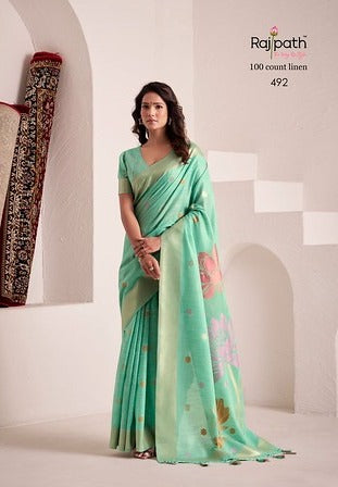 Rajpath Dinamic Silk Big Jacquard Pallu Border 492 Festival Wear Saree