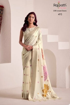 Rajpath Dinamic Silk Big Jacquard Pallu Border 493 Festival Wear Saree Collection