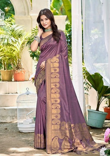Bunawat Chitrangana Weaving Work Border 1001 Festival Wear Saree