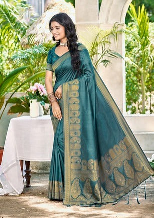 Bunawat Chitrangana Weaving Work 1005 Party Wear Saree Trending Collection
