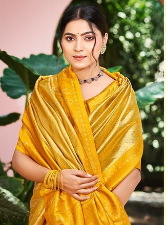 Bunawat Nikhila Silk Weaving Work 1001 Party wear Saree