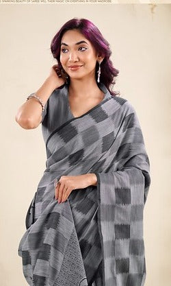 Rajpath Redium Checks Print 443 Casual Wear Saree
