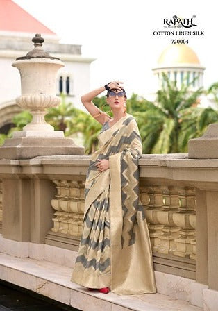Rajpath Renault Zigzag Pettern Border 720004 Party Wear Saree Collection