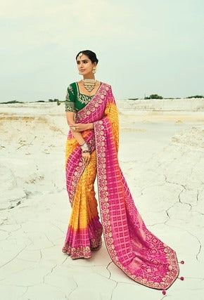 MN Shahi Poshak Vol 4 Hand Work Border 8002 Wedding Wear Saree 2025