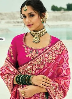 MN Shahi Poshak Vol 4 Dana Heavy Work 8004 Festival Wear Saree