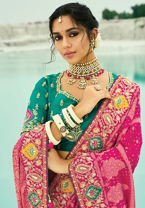 MN Shahi Poshak Vol 4 Moti Silk 8006 Festival Wear Saree Collection