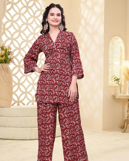 AEA 682 Delta Designer Printed Co Ord Set
