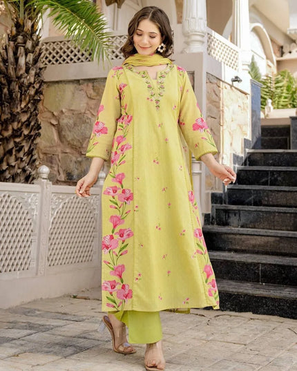 ATQ Vol 37 Chanderi Silk Printed Readymade Dress Collection