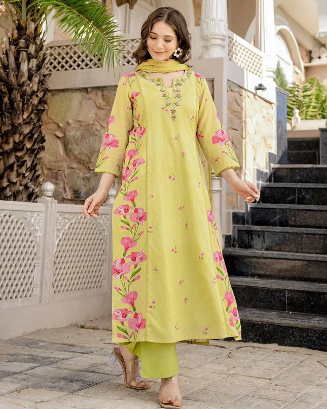 ATQ Vol 37 Chanderi Silk Printed Readymade Dress Collection