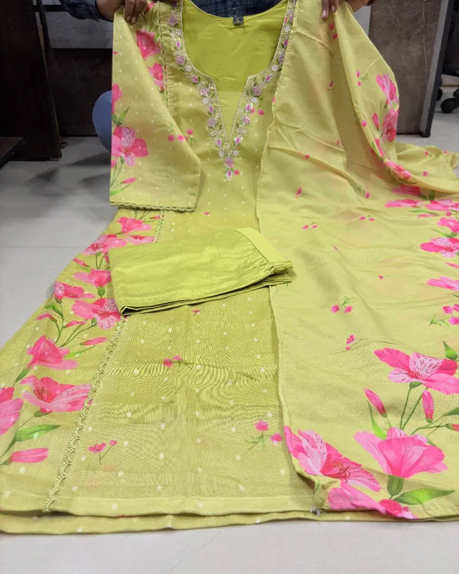 ATQ Vol 37 Chanderi Silk Printed Readymade Dress Collection