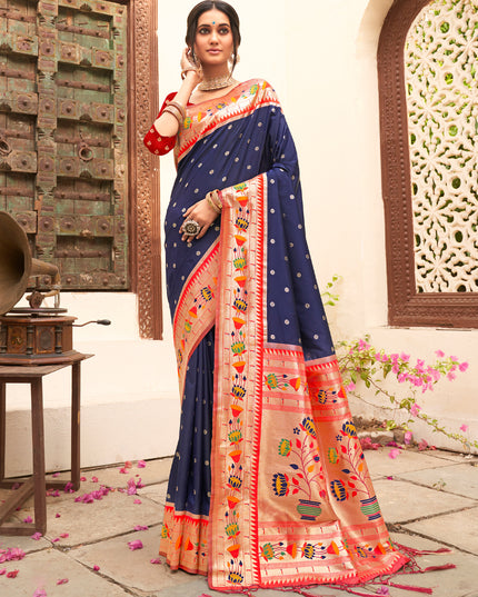 Astita Mariya Paithani Silk With Zari Weaving 1001  Festival Wear Saree