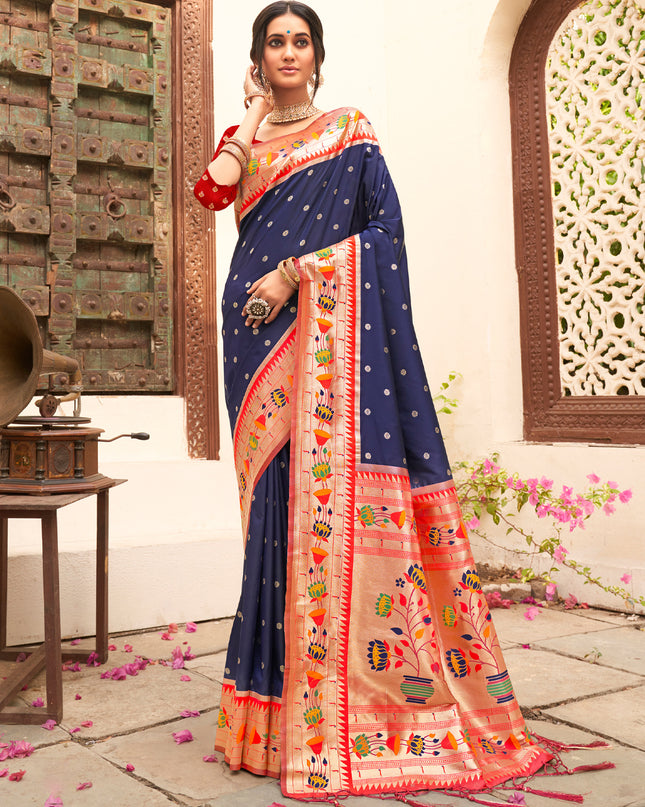 Astita Mariya Paithani Silk With Zari Weaving 1001  Festival Wear Saree