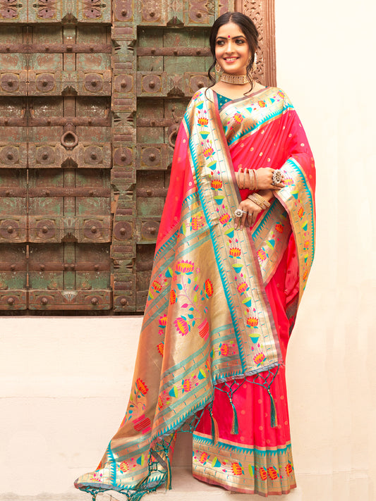 Astita Mariya Paithani Silk With Zari Weaving 1002  Festival Wear Saree Collection