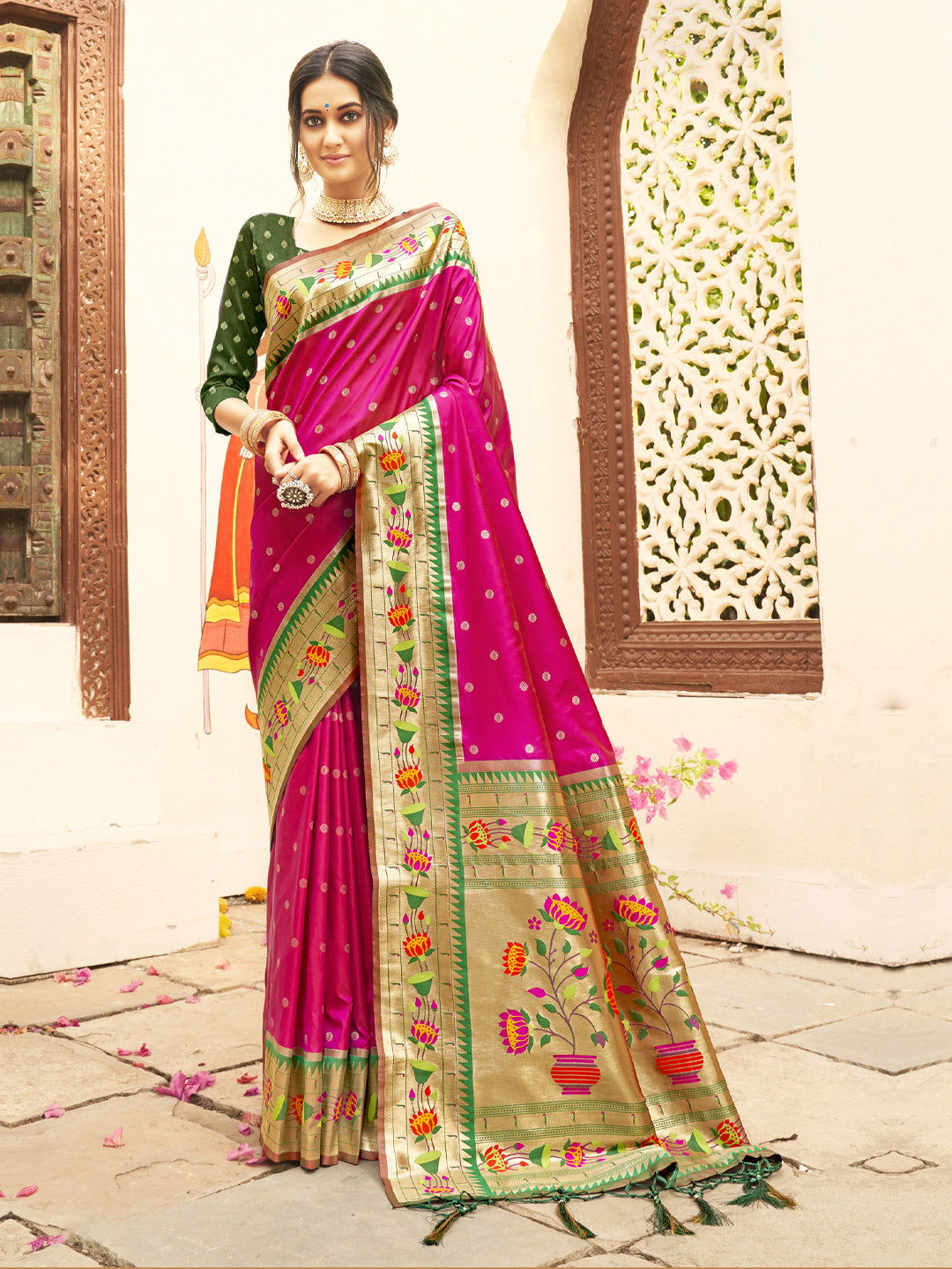 Astita Mariya Paithani Silk With Zari Weaving 1004  Festival Wear Saree Collection