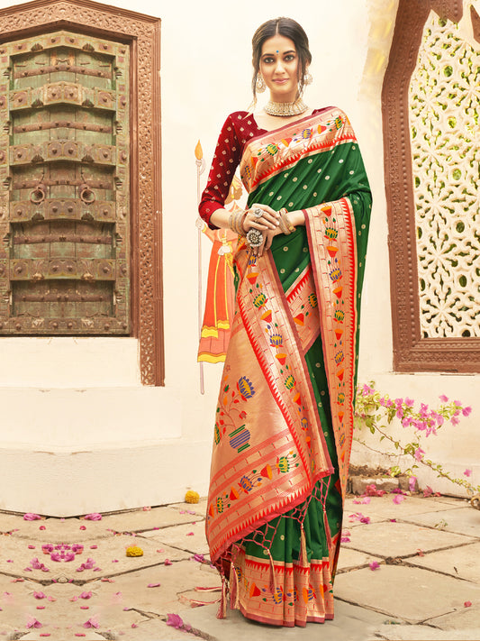 Astita Mariya Paithani Silk With Zari Weaving 1005  Festival Wear Saree