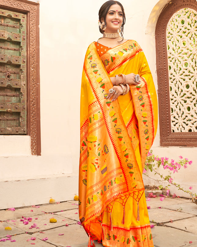 Astita Mariya Paithani Silk With Zari Weaving 1006  Festival Wear Saree