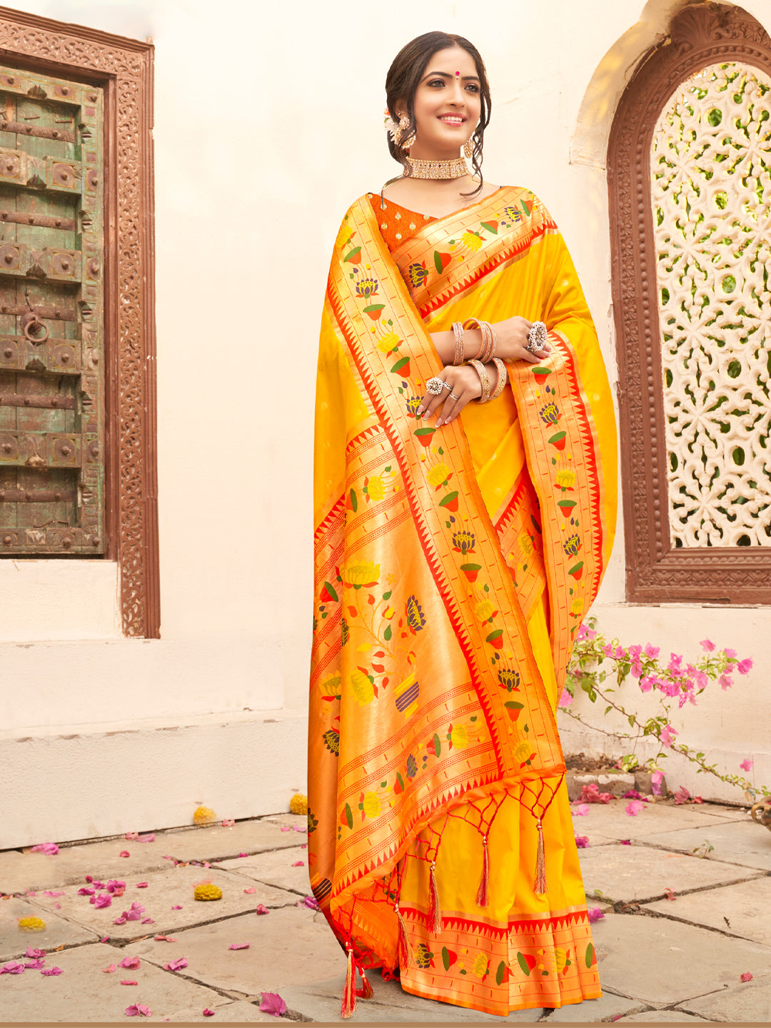 Astita Mariya Paithani Silk With Zari Weaving 1006  Festival Wear Saree