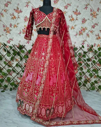 HCR 1101 Kasturi Silk Designer Bridal Wedding Lehenga Choli