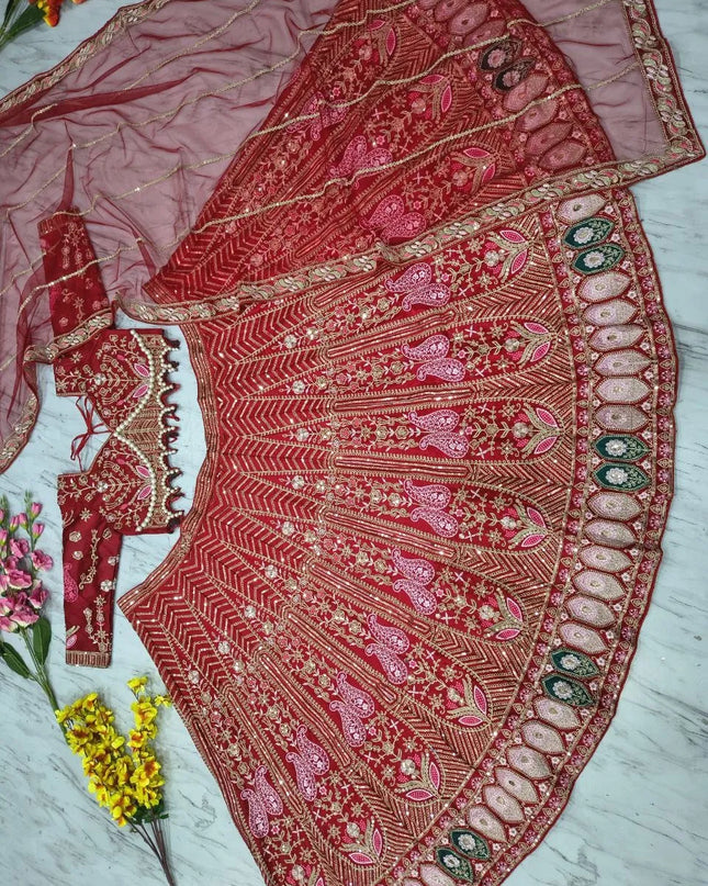 HCR 1101 Kasturi Silk Designer Bridal Wedding Lehenga Choli