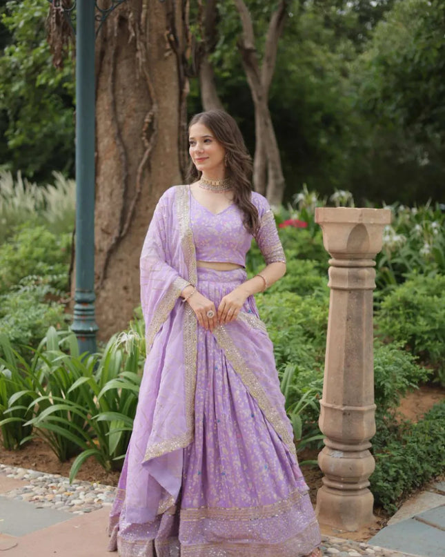 Mohini 7124 Jaquard Viscose Party Wear Lehenga Choli