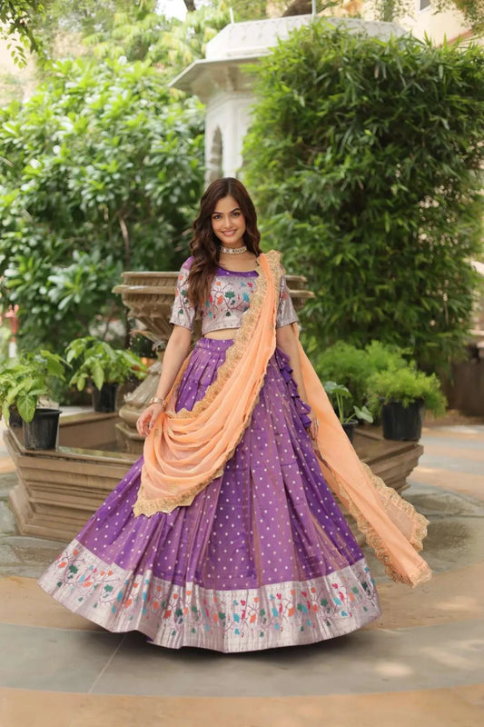 Mohini 7126 Silk Weaving Party Wear Lehenga coli