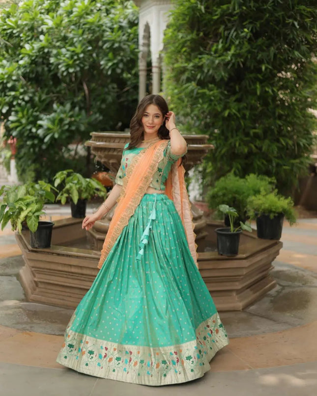 Mohini 7126 Silk Jequard Party Wear Lehenga coli