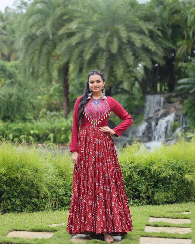 Mohini 9207 Printed Navratri Gown Collection 2025
