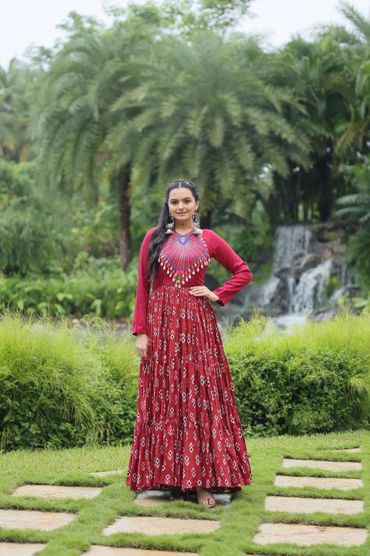 Mohini 9207 Printed Navratri Gown Collection 2025