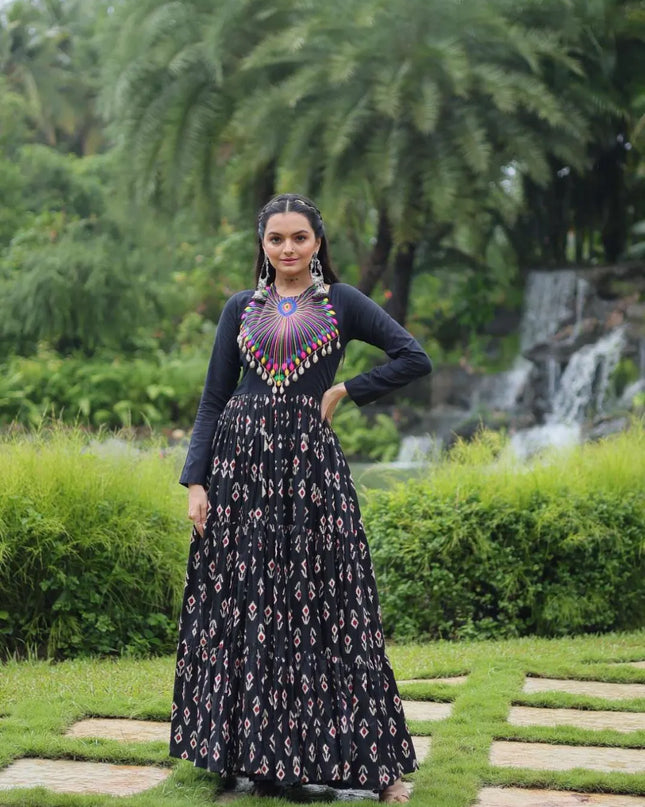 Mohini 9207 Black Navratri Gown Online 2025