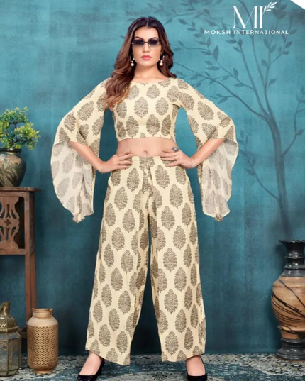 Moksh Girls Co Ord Set Western Wear Wholesale