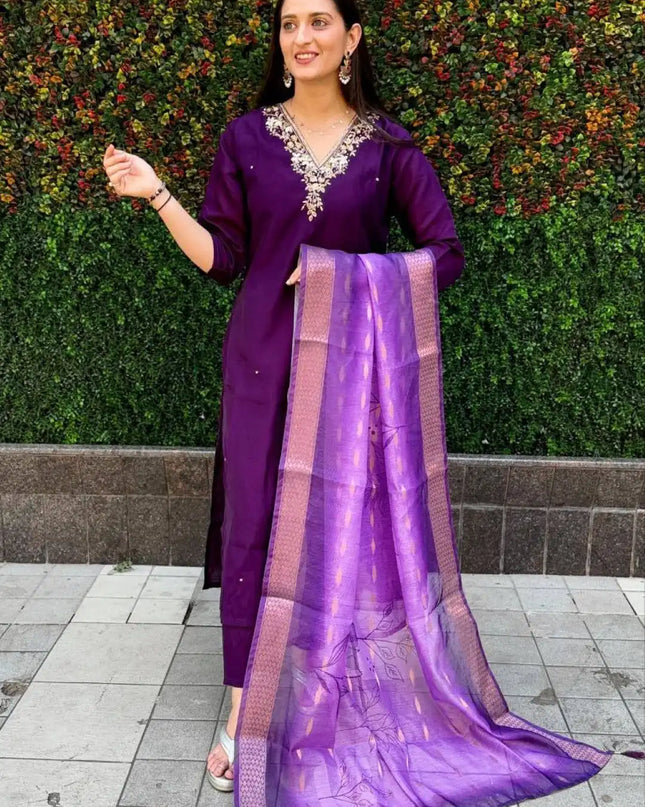 KR 365 Premium Roman Silk Readymade Dress Collection