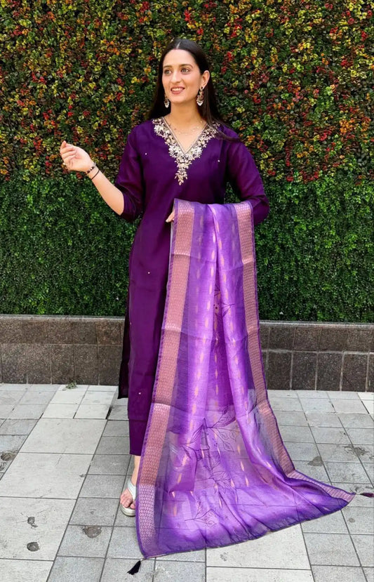 KR 365 Premium Roman Silk Readymade Dress Collection
