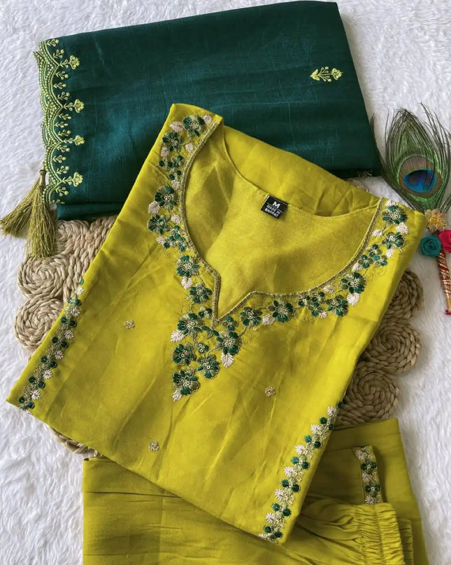 KR 359 Roman Silk 3Pcs Readymade Suit Trend
