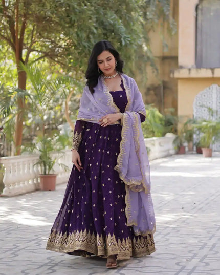 Moni1146 New Faux Blooming With Embroidery Gown Collection