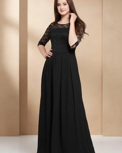 Shiv Vol 103 Georgette Black Color Gown