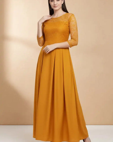 Shiv Vol 105 Georgette Gown Haldi Collection