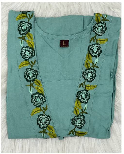 SS2016 Vol 05 Heavy Rayon Western Dress For Women