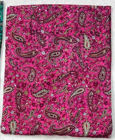 SS2016 Vol 06 Pink French Crape Printed Kaftan Collection