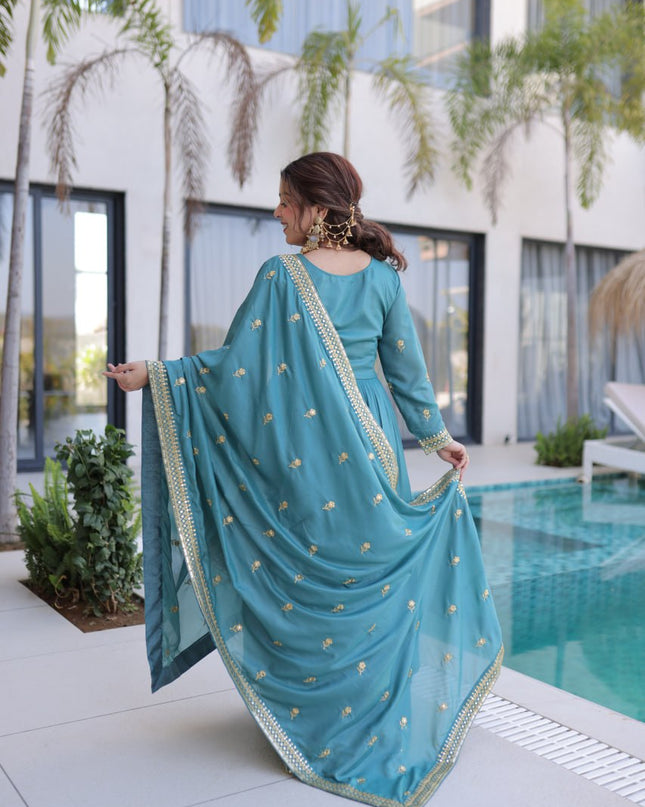 Moni 1233 Super Silk Sequins Embroidery Sharara Suit Collection