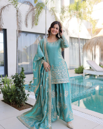Mohini 9320 Fendi Crush Designer Eid Special Sharara Suit