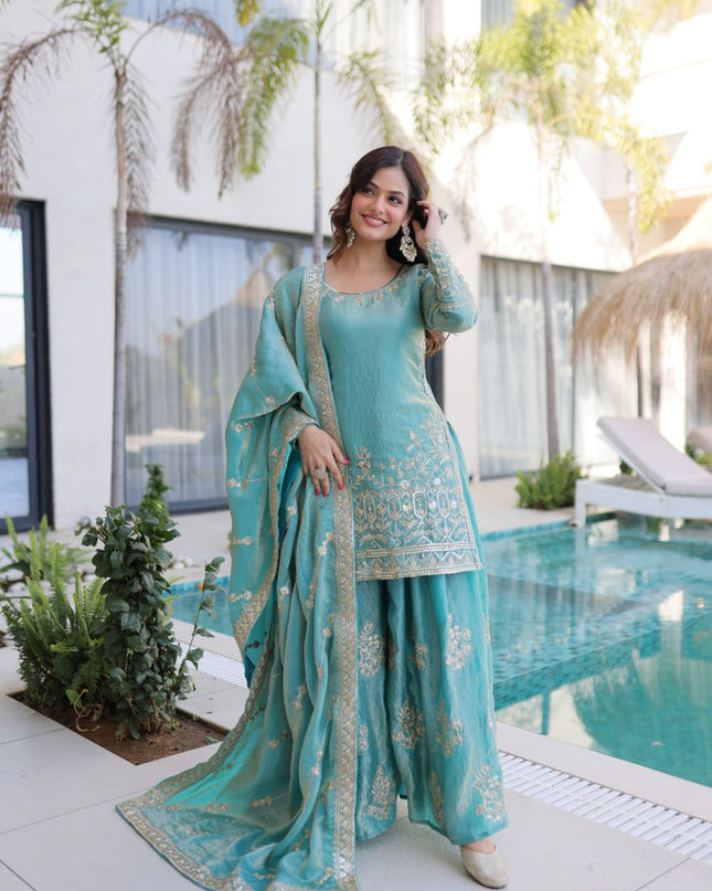 Mohini 9320 Fendi Crush Designer Eid Special Sharara Suit