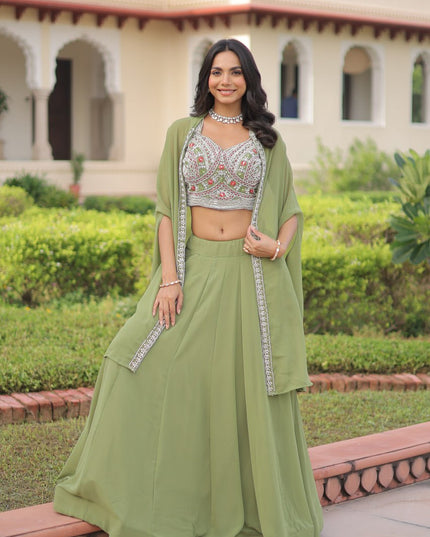 Mohini 7152 Faux Georgette Party Wear Lehenga For Women