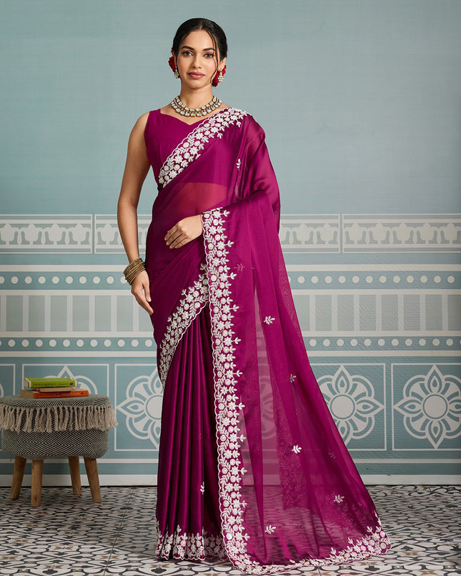 Kiara Chitra 2 Rangoli Silk Sequance Embroidery Saree